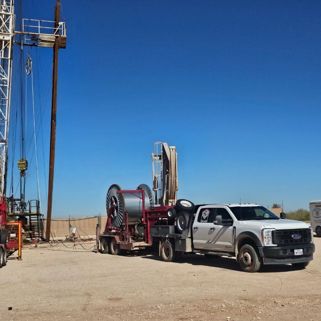 Alpha ESP - in the field in the Permian basin ESP Spooling Company